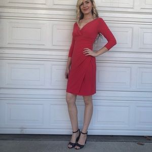 Ralph Lauren red/pink dress